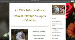 Desktop Screenshot of la-ptitetribu-de-manue.com